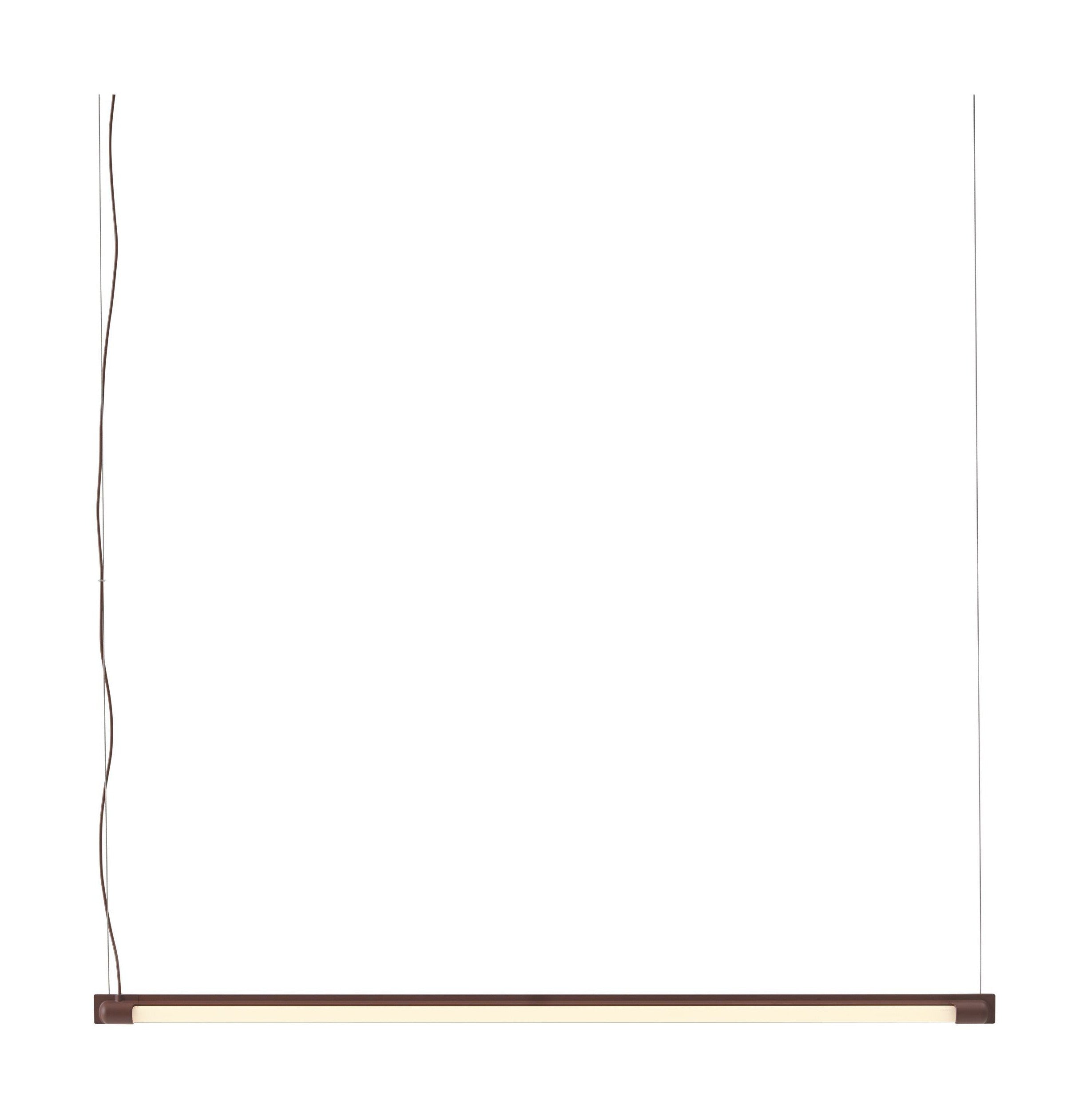 Muuto drobny wisiorek głęboki czerwony, 90 cm