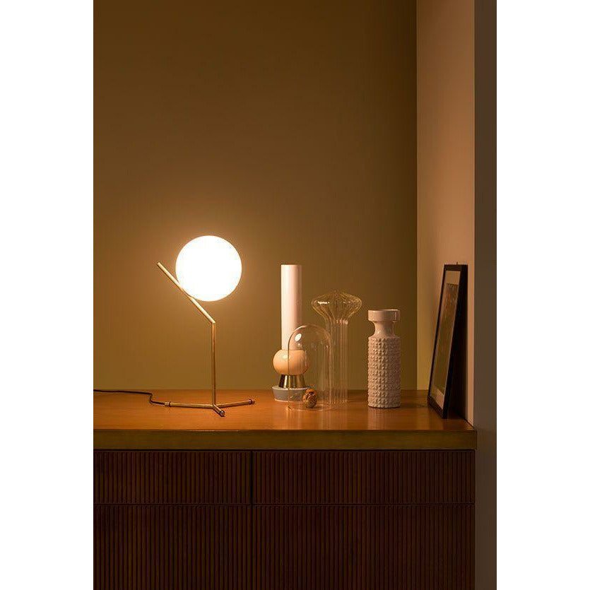 Flos Ic Light T1 High Table Lamp, Brass