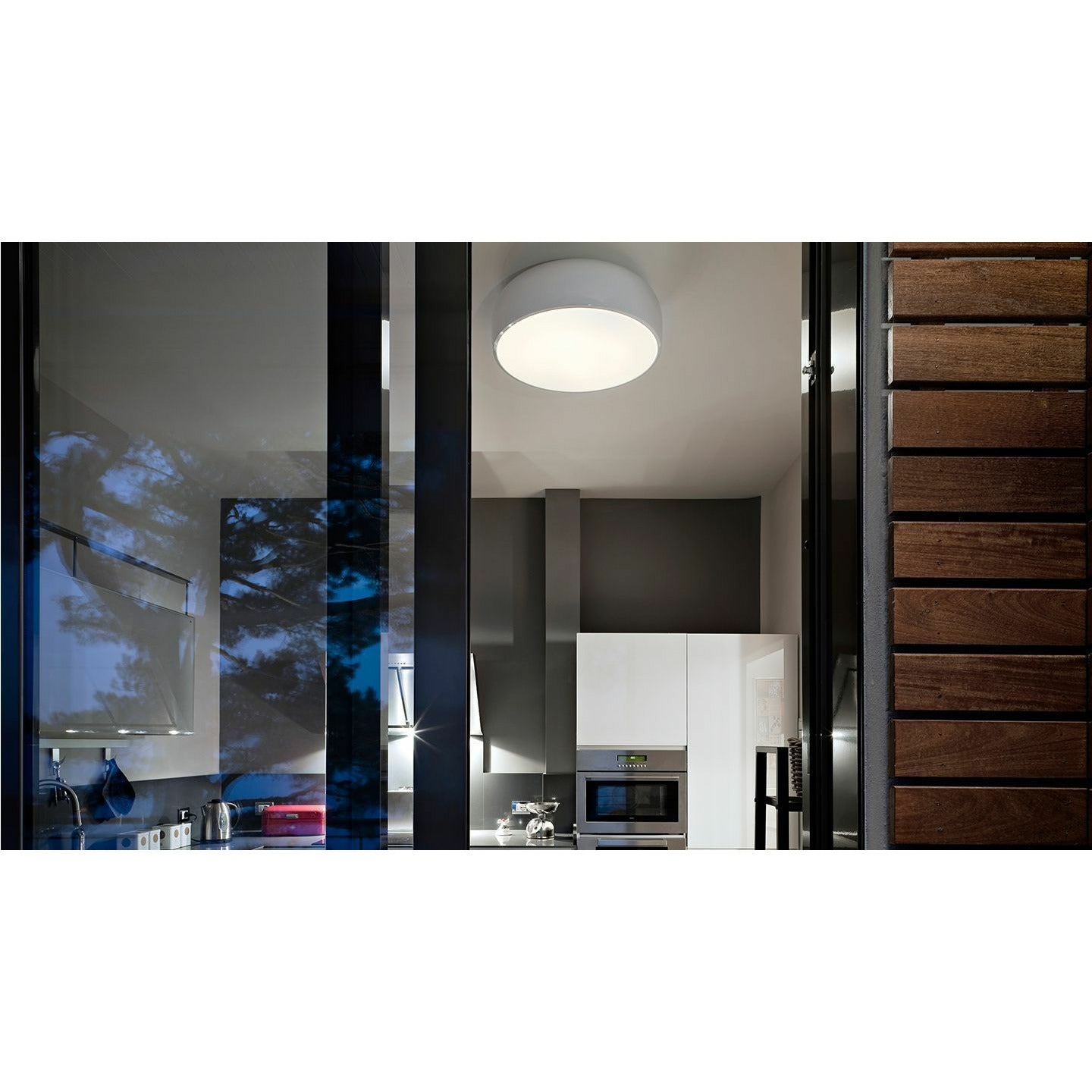 FLOS Smithfield Pro C Lampa sufitowa, Matt Black