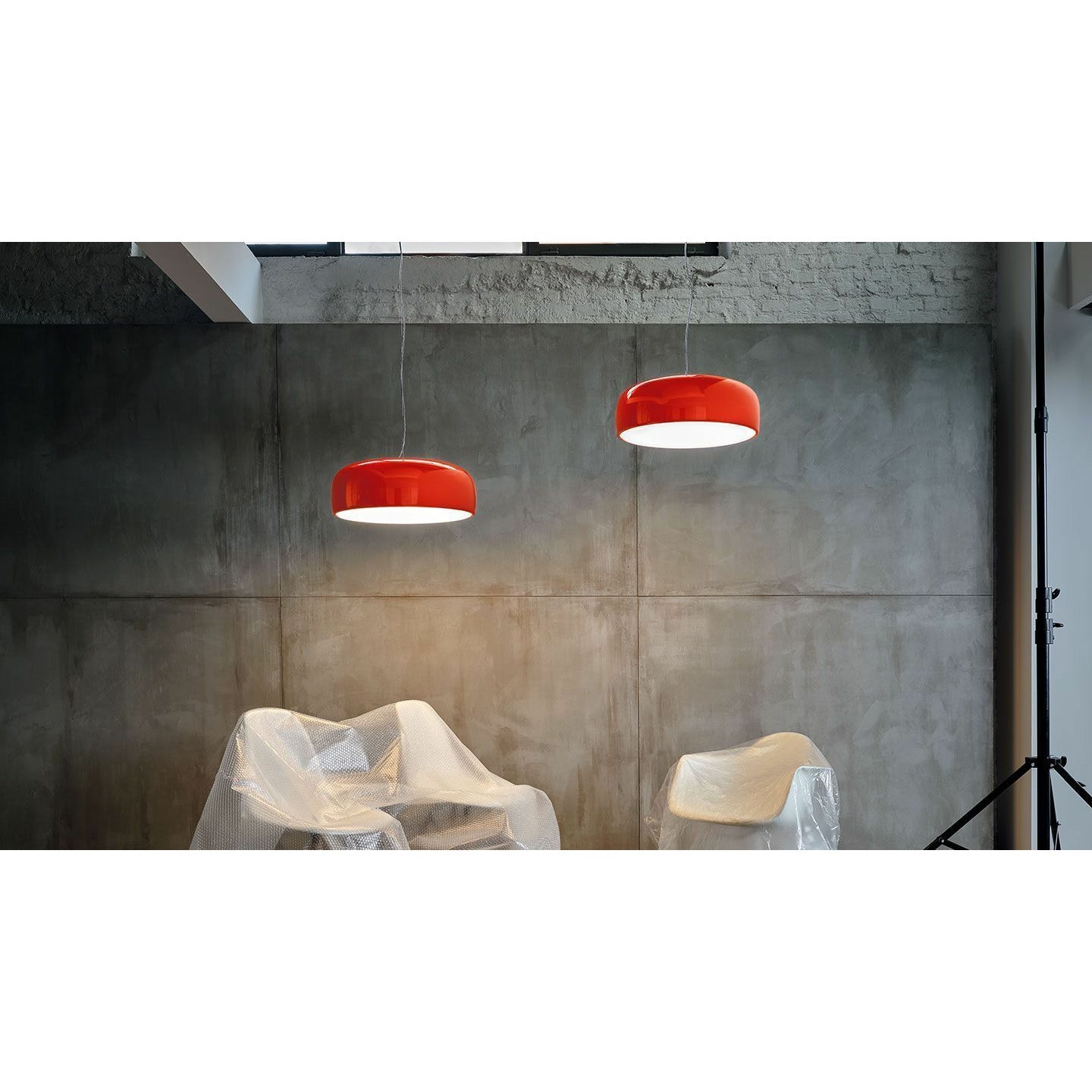 FLOS Smithfield S Pro Dali Lampa, czerwona