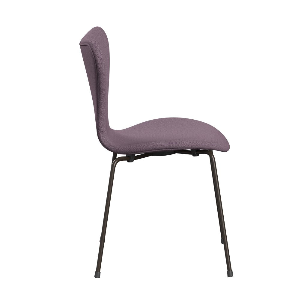 Fritz Hansen 3107 Full Tapicerka, brązowy brąz/Capture Violet/Brown