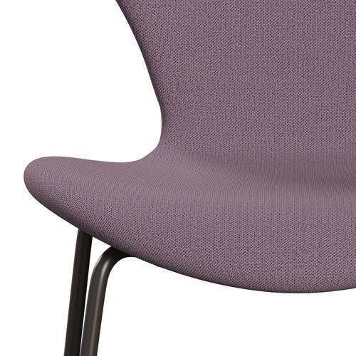 Fritz Hansen 3107 Full Tapicerka, brązowy brąz/Capture Violet/Brown