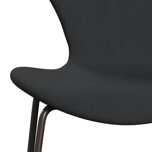 Fritz Hansen 3107 Full Tapicerka, brązowy brąz/chrześcijanie grey