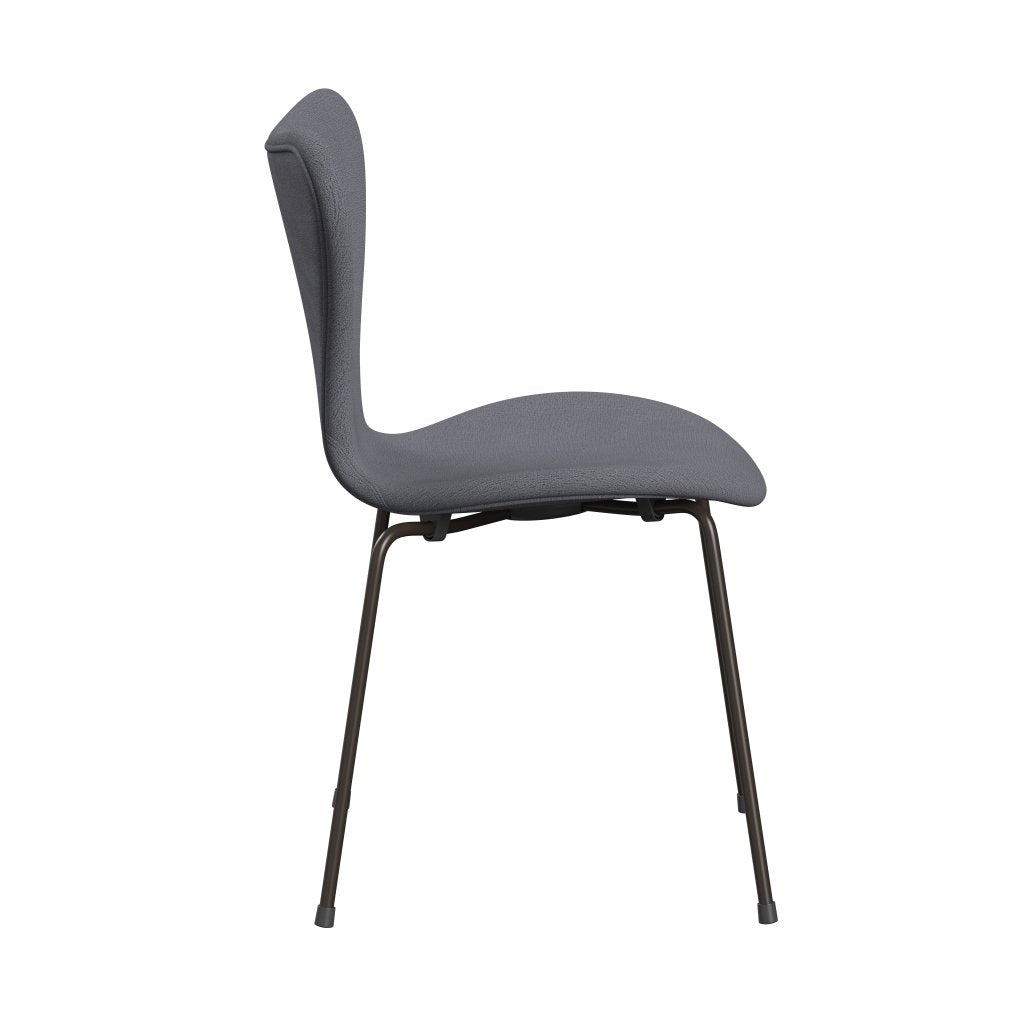 Fritz Hansen 3107 Chair Full Upholstery, Brown Bronze/Christianshavn Light Grey