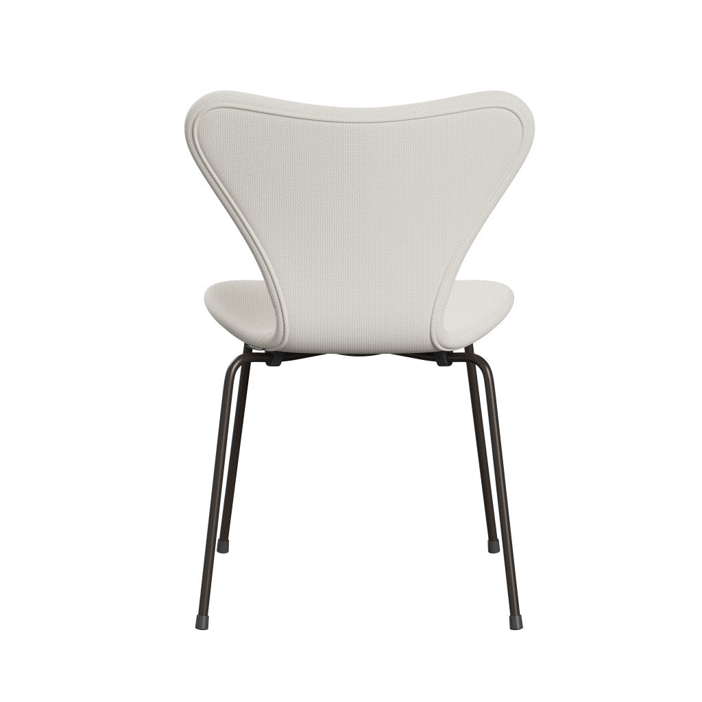 Fritz Hansen 3107 Chair Full Upholstery, Brown Bronze/Diablo Snow