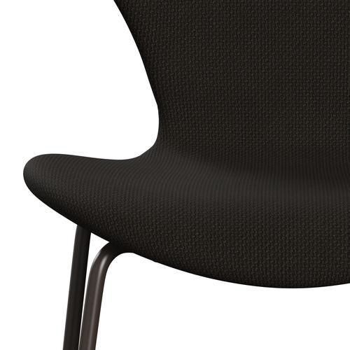 Fritz Hansen 3107 Chair Full Upholstery, Brown Bronze/Diablo Chocolate Dark