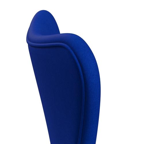 Fritz Hansen 3107 Krzesło pełne tapicerka, brązowy brąz/divina Blue