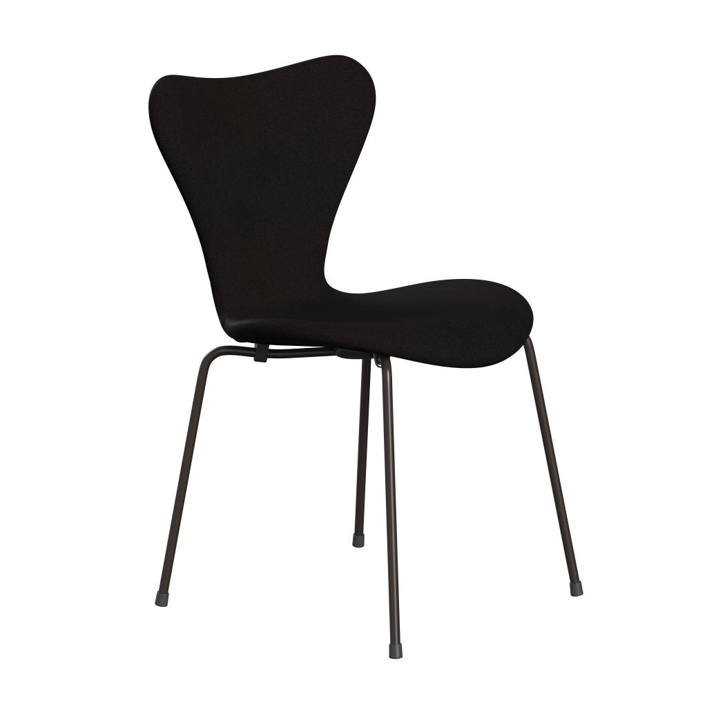 Fritz Hansen 3107 Chair Full Upholstery, Brown Bronze/Divina Dark Brown (Div384)