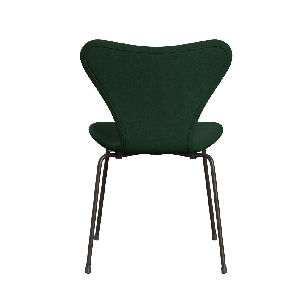 Fritz Hansen 3107 Full Tapicerka, brązowy brąz/Divina Dark Green (Div876)