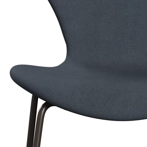 Fritz Hansen 3107 Full Tapicerka, brązowy brąz/Divina Grey