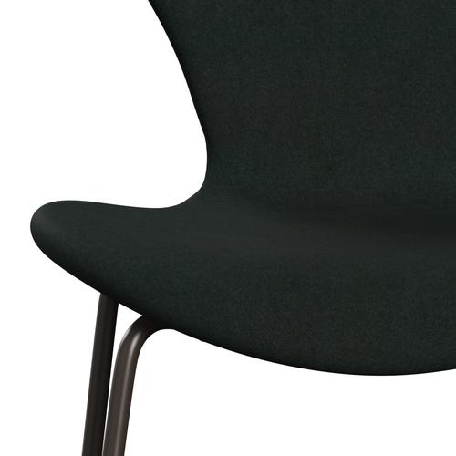 Fritz Hansen 3107 Full Tapicerka, węgiel brązowy/divina