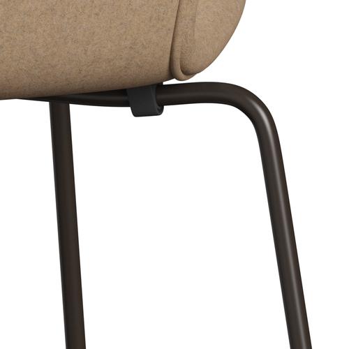 Fritz Hansen 3107 Full Tapicerka, brązowy brąz/divina md cappuccino