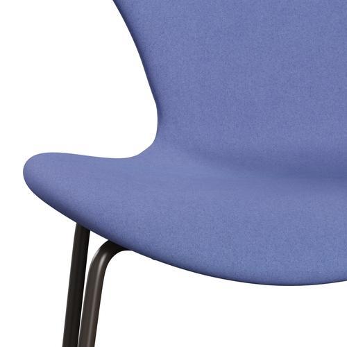 Fritz Hansen 3107 Full Tapicerka, brązowy brąz/Divina Pastel Blue