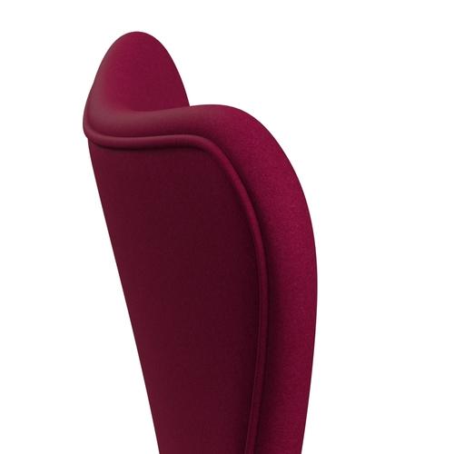 Fritz Hansen 3107 Krzesło pełna tapicerka, brązowy brąz/divina Pink Dark