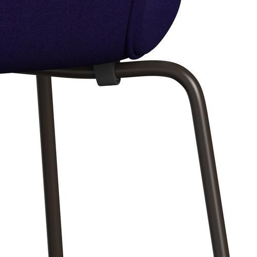 Fritz Hansen 3107 Full Tapicerka, Brown Bronze/Divina Violet Dark (DIV692)