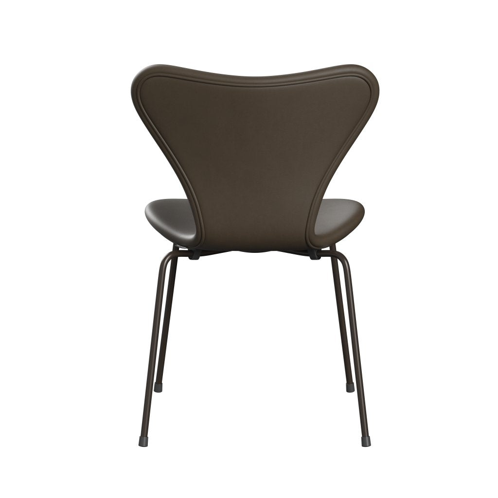 Fritz Hansen 3107 Chair Full Upholstery, Brown Bronze/Essential Stone