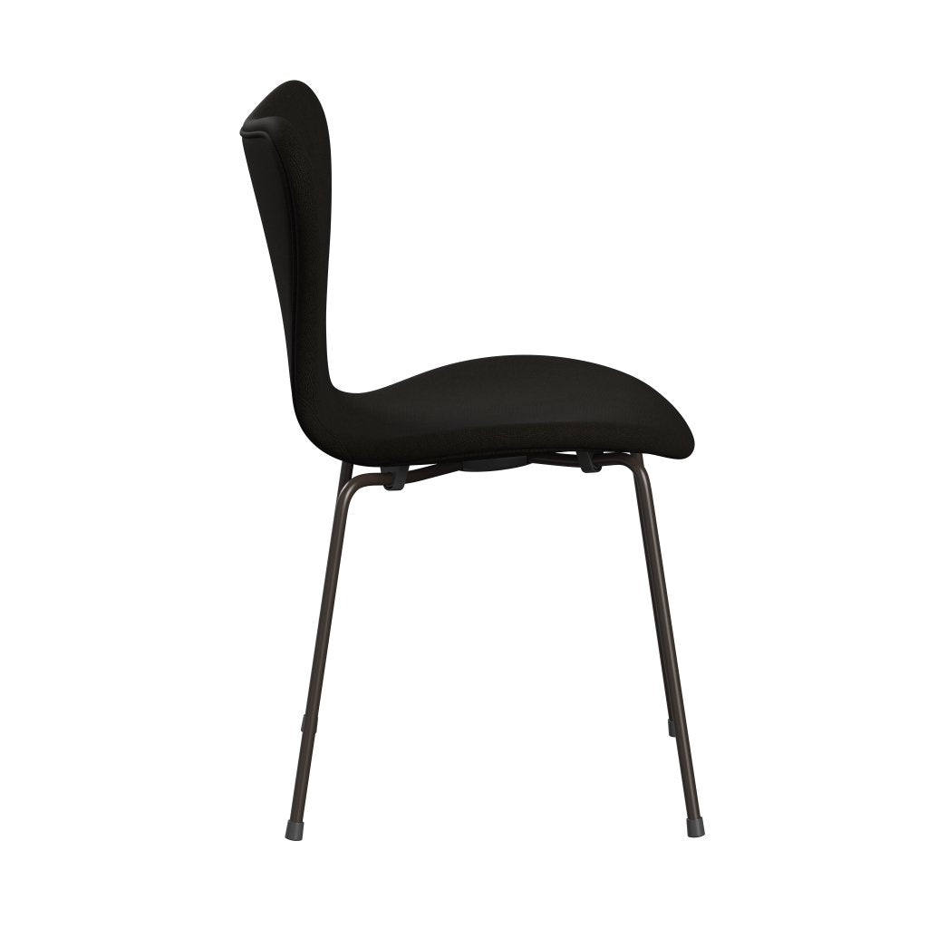 Fritz Hansen 3107 Chair Full Upholstery, Brown Bronze/Fame Dark