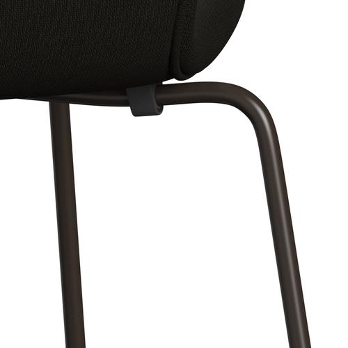 Fritz Hansen 3107 Chair Full Upholstery, Brown Bronze/Fame Dark