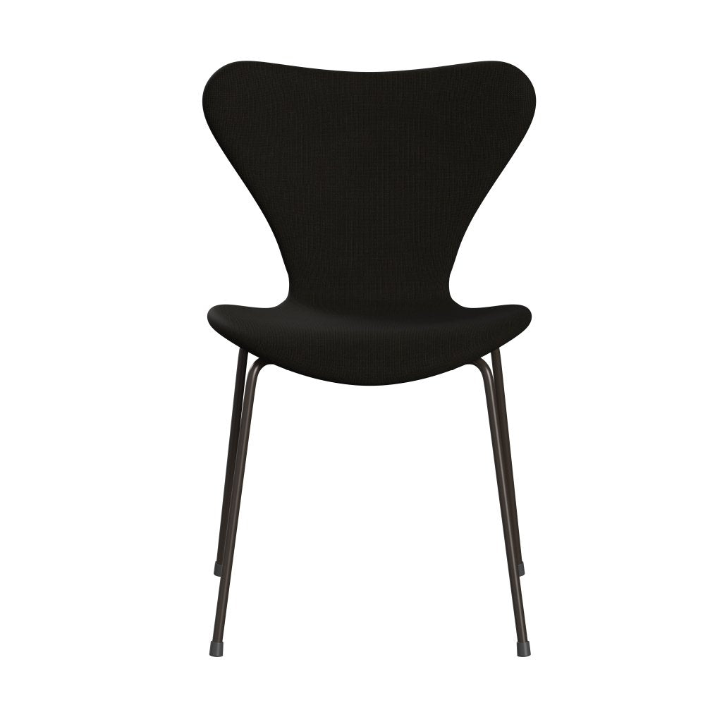 Fritz Hansen 3107 Chair Full Upholstery, Brown Bronze/Fame Dark