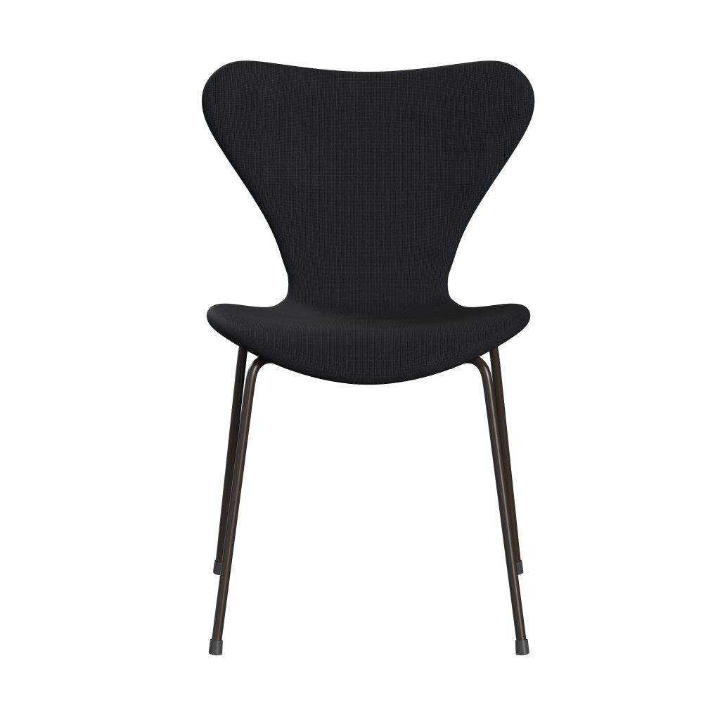 Fritz Hansen 3107 Chair Full Upholstery, Brown Bronze/Fame Grey (F60019)