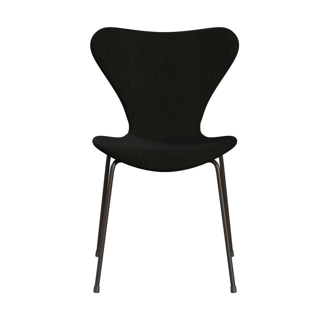 Fritz Hansen 3107 Chair Full Upholstery, Brown Bronze/Hallingdal Brown/Dark Grey