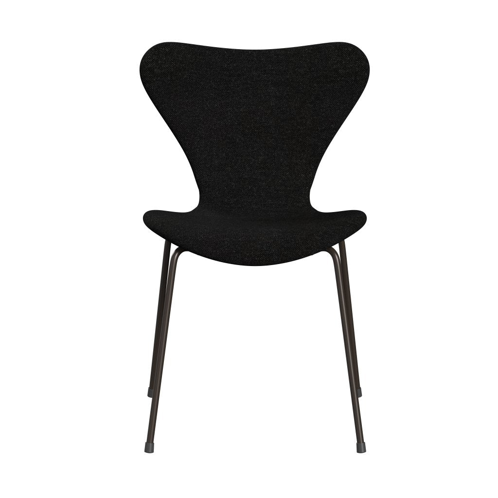 Fritz Hansen 3107 Chair Full Upholstery, Brown Bronze/Hallingdal Charcoal