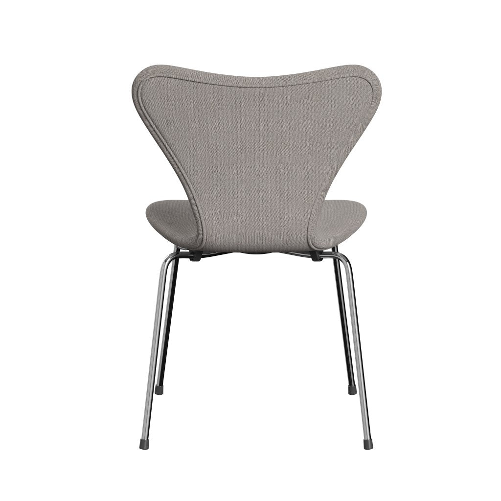 Fritz Hansen 3107 Chair Full Upholstery, Chrome/Capture Warm Grey Light