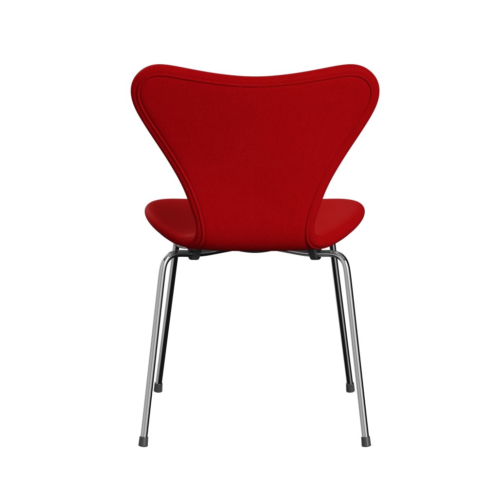 Fritz Hansen 3107 Full Tapicerka, Chrome/Divina Red (DIV623)