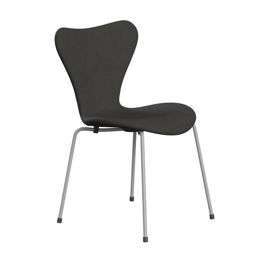 Fritz Hansen 3107 Chair Full Upholstery, Nine Grey/Fame Brown (F61060)