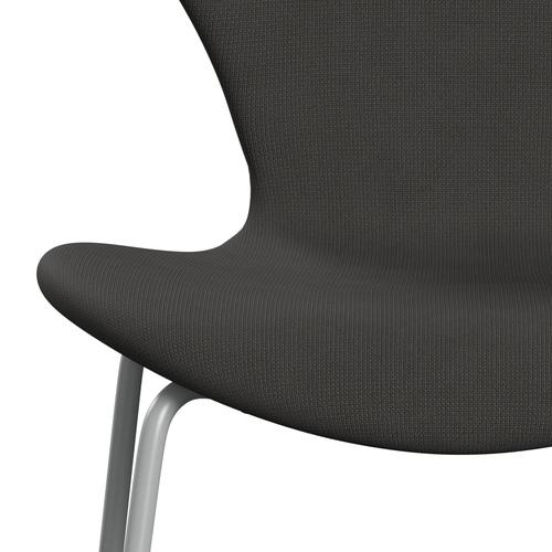 Fritz Hansen 3107 Chair Full Upholstery, Nine Grey/Fame Brown (F61060)