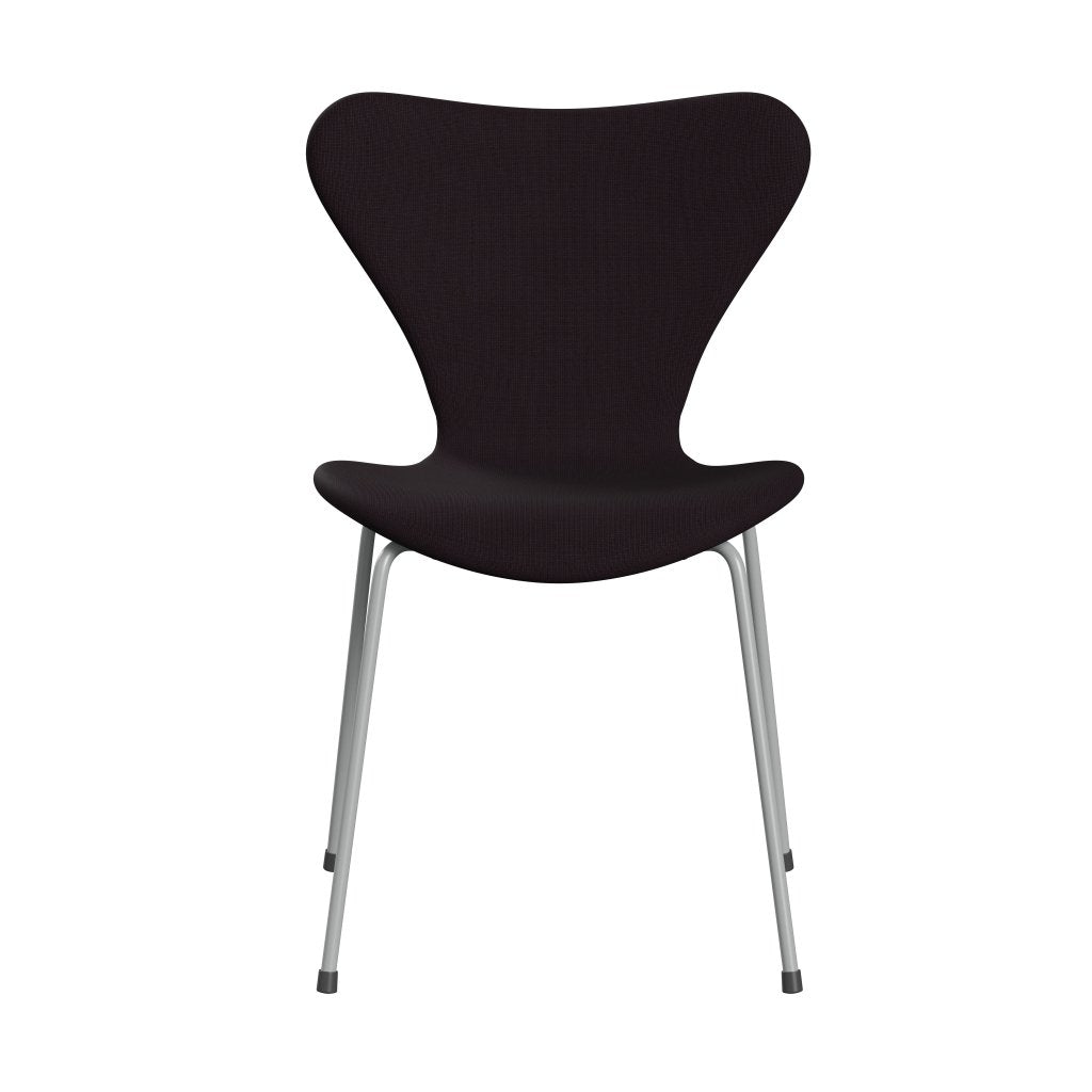 Fritz Hansen 3107 Chair Full Upholstery, Nine Grey/Fame Brown (F61108)