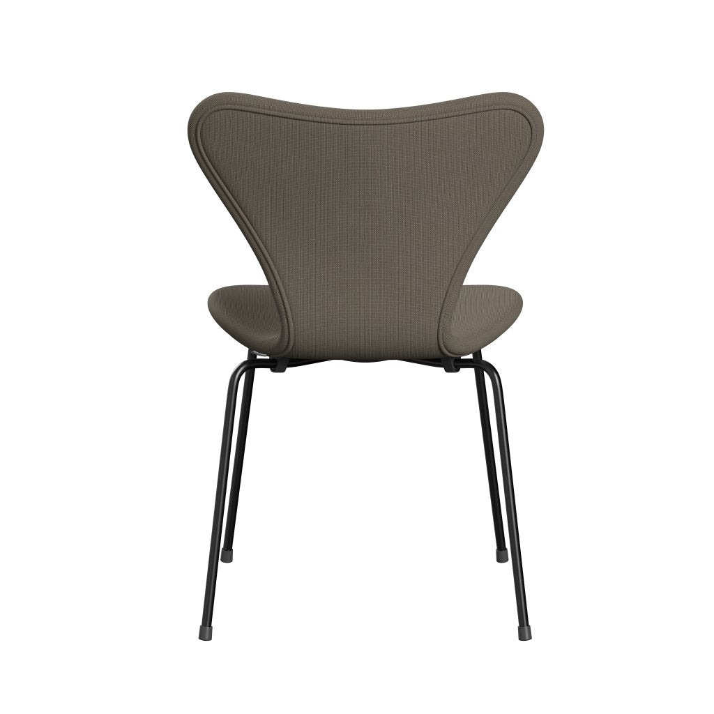 Fritz Hansen 3107 Full Tapicerka, czarny/sławny beż (F61003)