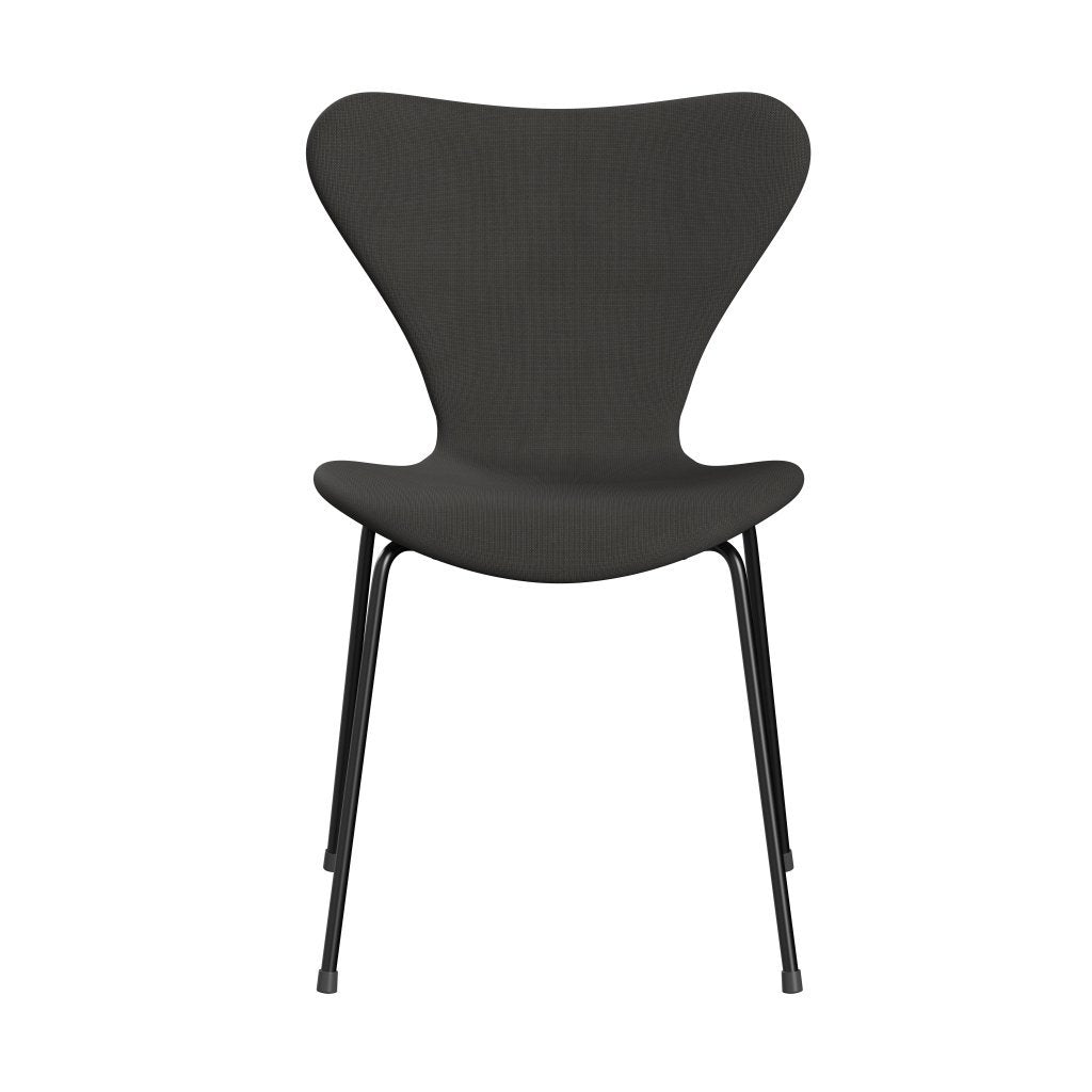 Fritz Hansen 3107 Full Tapicerka, czarny/sławny brąz (F61060)