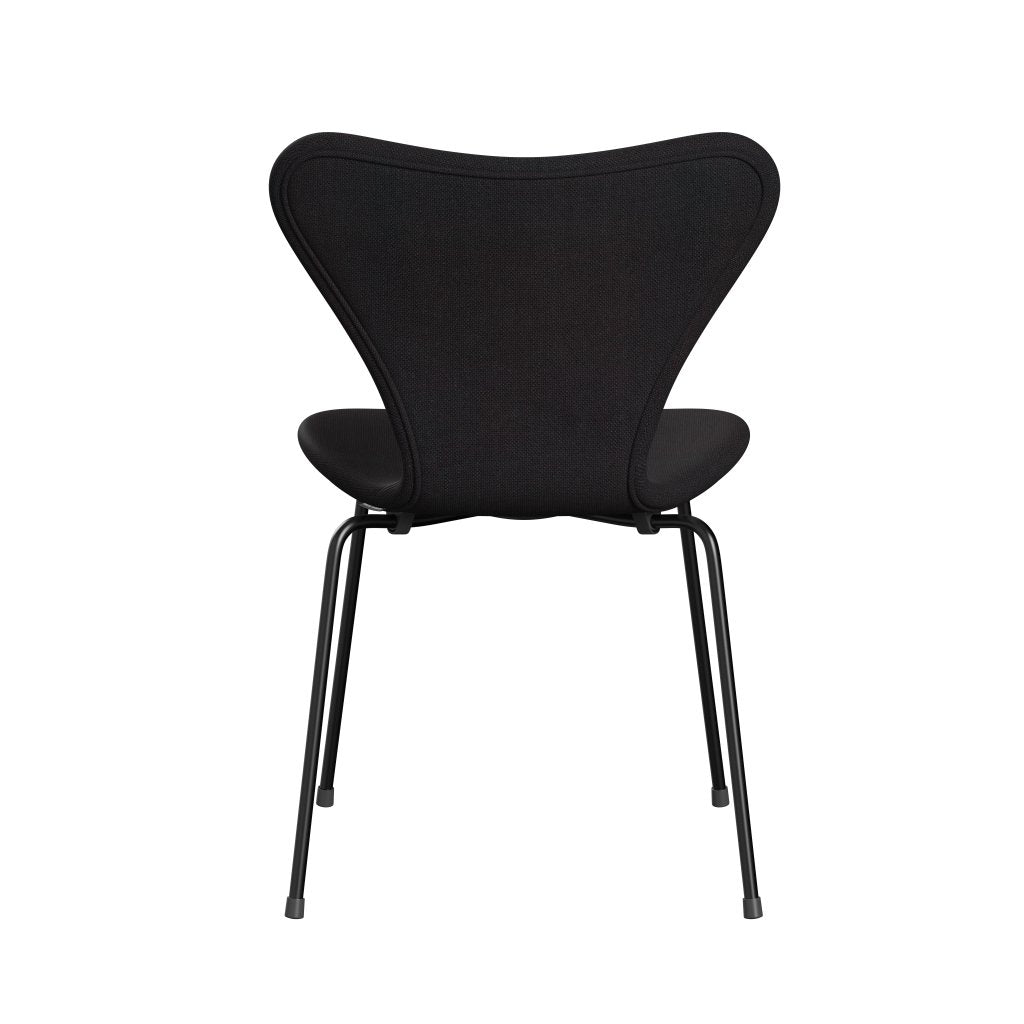 Fritz Hansen 3107 Chair Full Upholstery, Black/Sunniva 2 Black (Sv683)