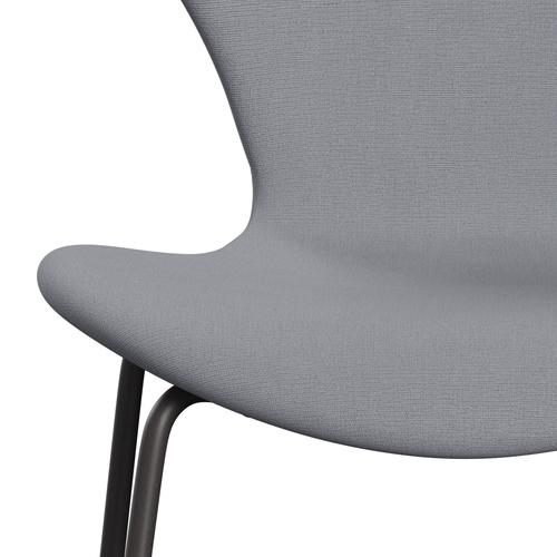 Fritz Hansen 3107 Chair Full Upholstery, Warm Graphite/Christianshavn Light Grey Plain