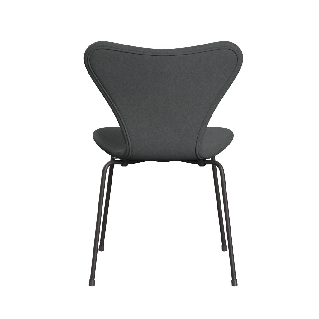 Fritz Hansen 3107 Chair Full Upholstery, Warm Graphite/Divina Dark Grey