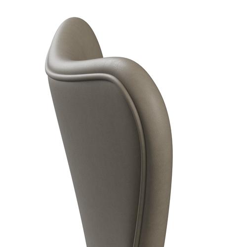 Fritz Hansen 3107 Chair Full Upholstery, Warm Graphite/Essential Light Grey