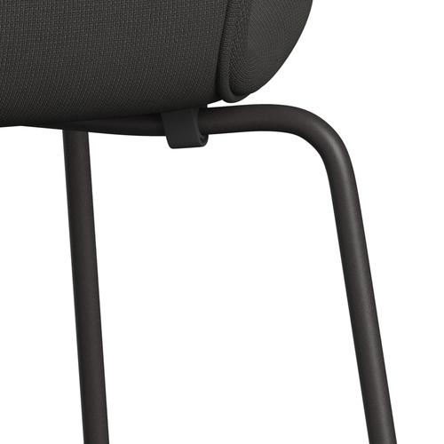 Fritz Hansen 3107 Chair Full Upholstery, Warm Graphite/Fame Brown (F61060)