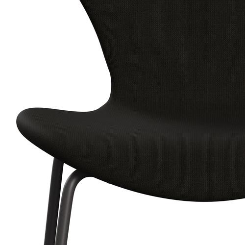 Fritz Hansen 3107 krzesło pełne tapicerka, ciepły grafit/sława ciemna