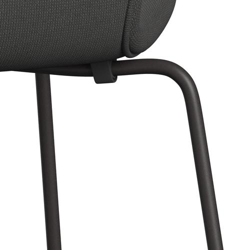 Fritz Hansen 3107 Chair Full Upholstery, Warm Graphite/Fame Dark Grey