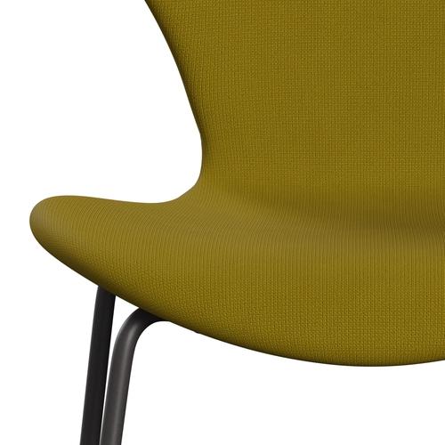 Fritz Hansen 3107 Chair Full Upholstery, Warm Graphite/Fame Olive Green