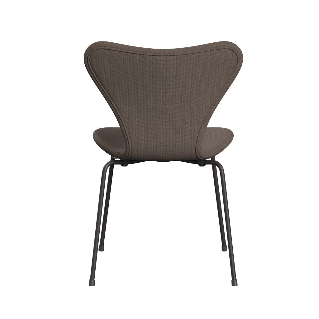 Fritz Hansen 3107 Chair Full Upholstery, Warm Graphite/Fame Silver Dark