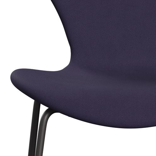 Fritz Hansen 3107 Chair Full Upholstery, Warm Graphite/Fame Violet Dark