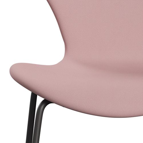 Fritz Hansen 3107 Krzesło pełna tapicerka, ciepły grafit/sława ciepła fiolet