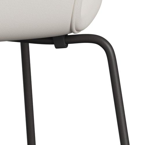 Fritz Hansen 3107 Chair Full Upholstery, Warm Graphite/Fame White