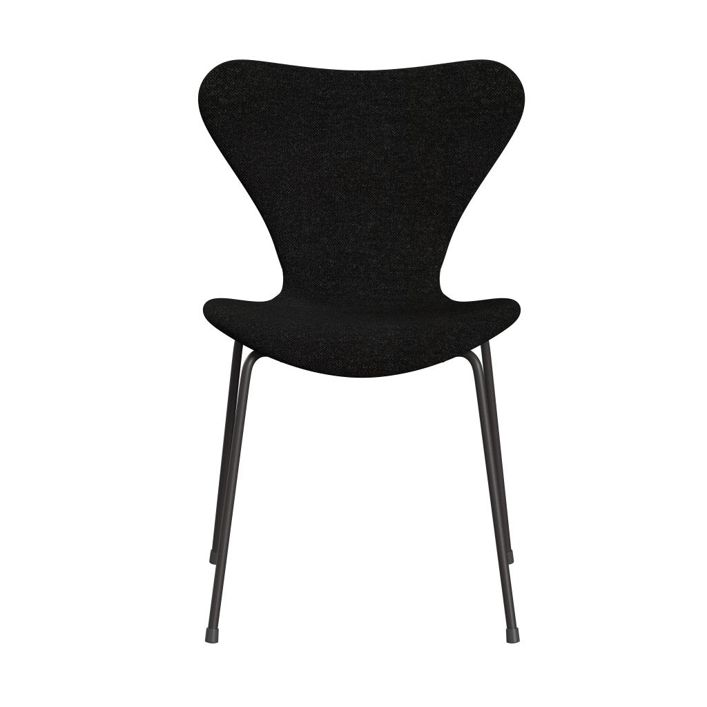 Fritz Hansen 3107 Chair Full Upholstery, Warm Graphite/Hallingdal Charcoal