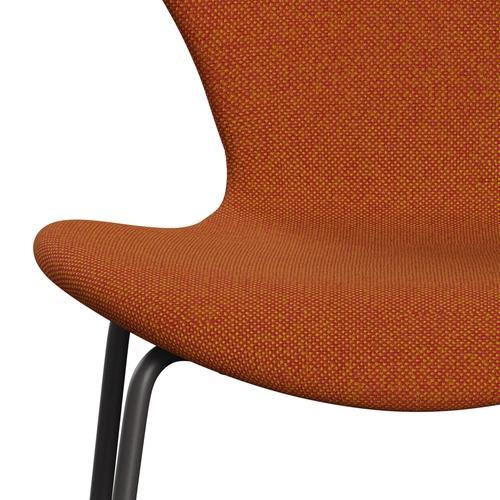 Fritz Hansen 3107 Chair Full Upholstery, Warm Graphite/Hallingdal Red/Curry