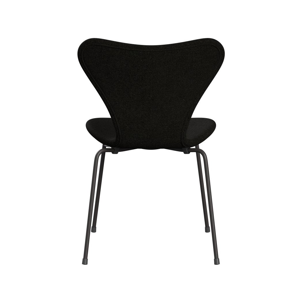 Fritz Hansen 3107 Chair Full Upholstery, Warm Graphite/Hallingdal Black/Grey (Hal173)