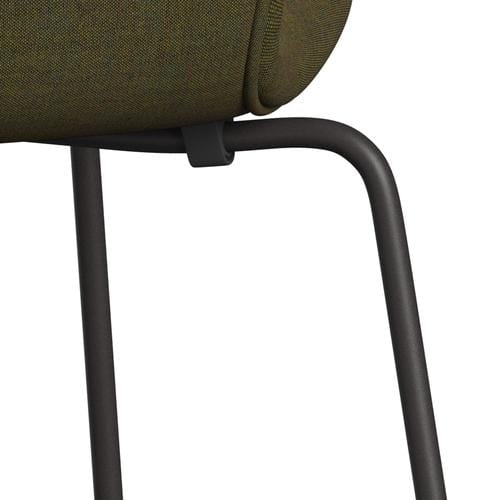 Fritz Hansen 3107 Chair Full Upholstery, Warm Graphite/Remix Army Green