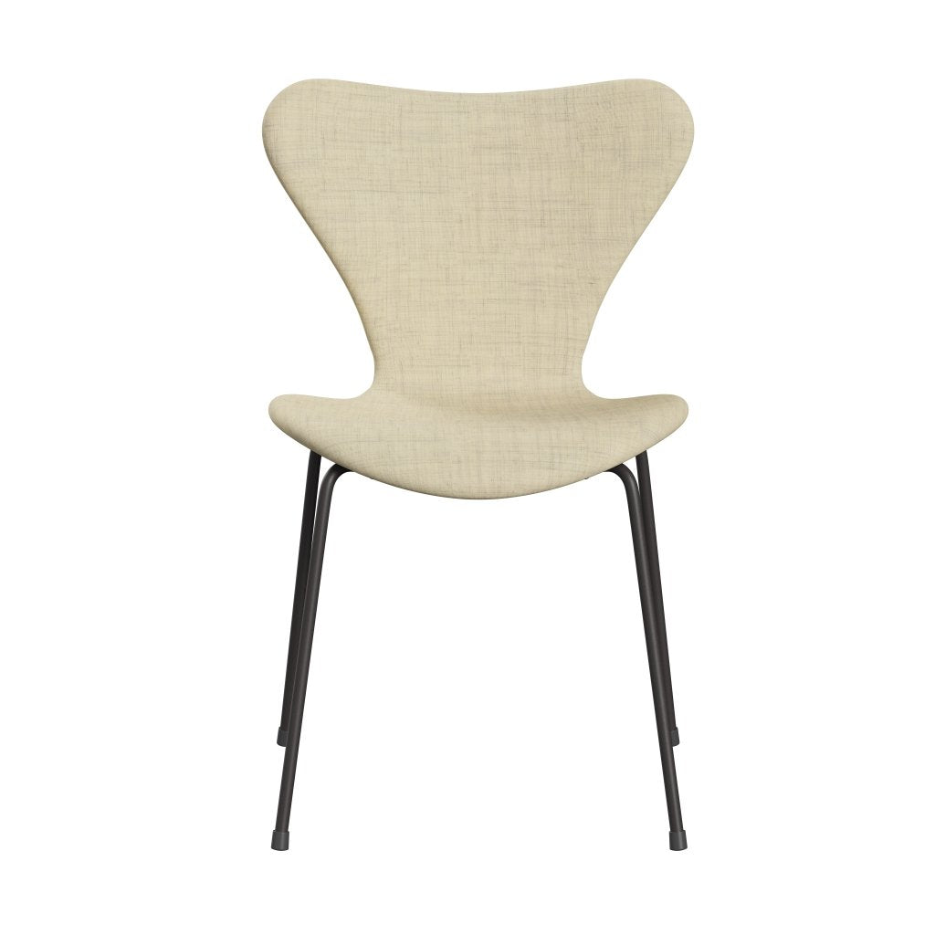 Fritz Hansen 3107 Chair Full Upholstery, Warm Graphite/Remix Wool White